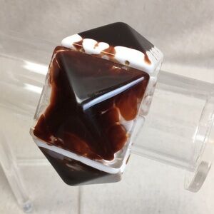 Vintage Funky Mod Chunky resin pyramid bracelet